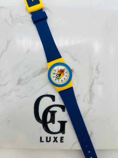 Mayorista Michael John Montres - Reloj de fútbol infantil 0512 azul