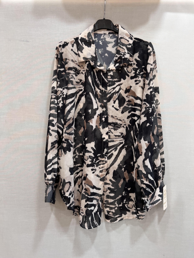 Wholesaler Mily - plus size printed shirt