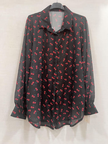 Wholesaler Mily - plus size printed shirt