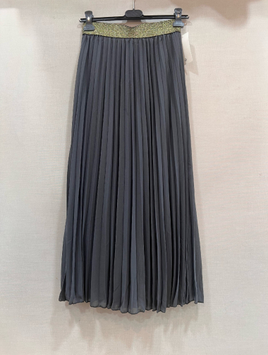 Wholesaler Mily - Pleated skirt with gold belt