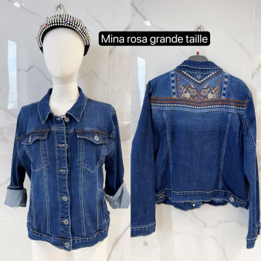 Wholesaler MINA ROSA Grande Taille - jean jacket