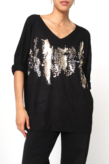 Grossiste Miss Azur - Blouse avec motif