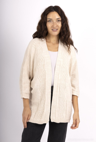 Grossiste Miss Azur - Cardigan oversize