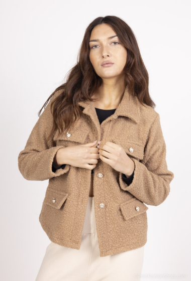 Wholesaler Miss Azur - Boucle jacket coat