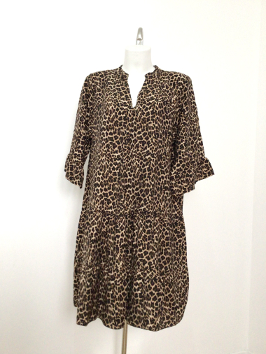 Wholesaler MISS KOKO - Leopard print dress