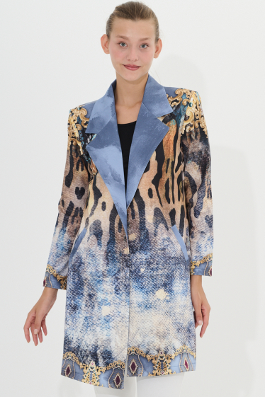 Wholesaler Missy Tekstil - Patterned coat