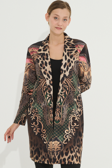 Wholesaler Missy Tekstil - Patterned coat