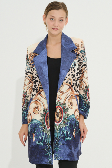 Wholesaler Missy Tekstil - Patterned coat