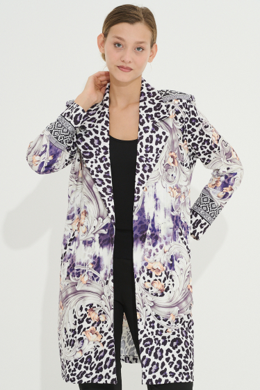 Wholesaler Missy Tekstil - Patterned coat