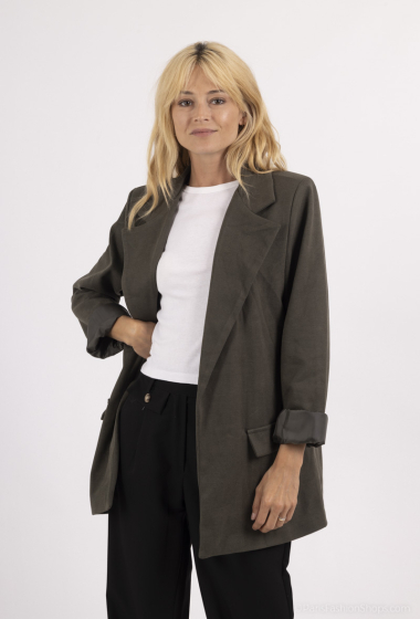 Grossiste Mooya - Blazer oversize effet velours