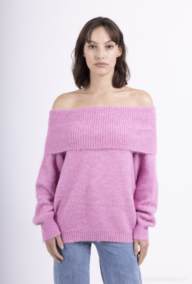 Grossiste MOZZAAR FOREVER - Pull laine mohair