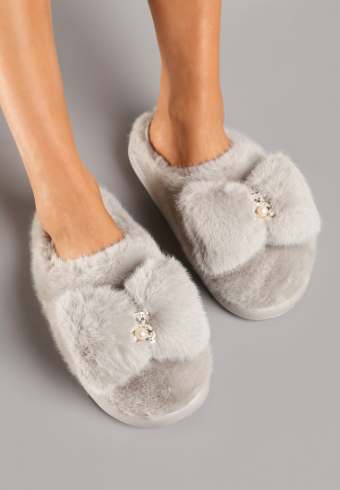 Wholesaler Mulanka - Thick Sole Fur Plush Lined Slippers