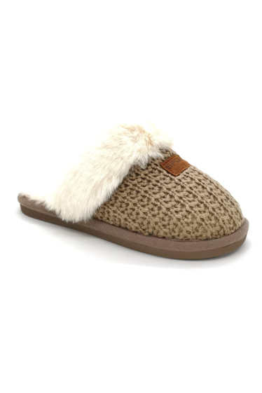 Wholesaler Mulanka - Thick Sole Fur Plush Lined Slippers