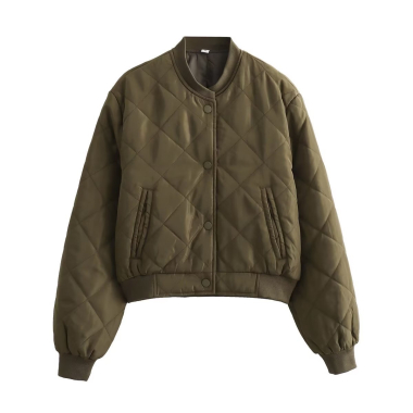 Wholesaler MW Studio - GREEN QUILTED JACKET