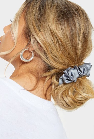 Wholesaler MY ACCESSORIES PARIS - Scrunchie satin, hair elastic