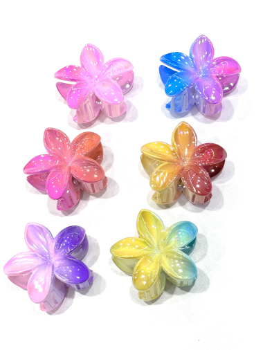 Wholesaler MY ACCESSORIES PARIS - HIBISCUS FLOWER HAIR CLIP