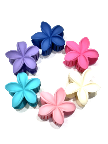 Wholesaler MY ACCESSORIES PARIS - HIBISCUS FLOWER HAIR CLIP