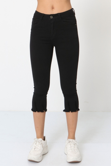 Wholesaler MyBestiny - Crop pants with raw edges