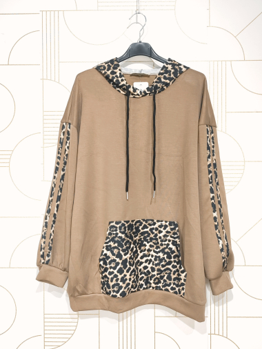 Mayorista New Sunshine - SUDADERA LEOPARDO