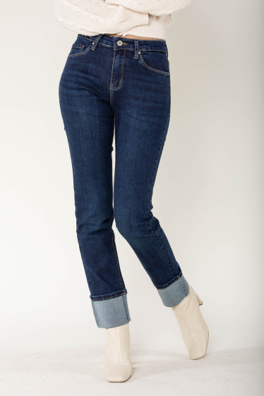 Wholesaler Nina Carter - Large cuffed jeans