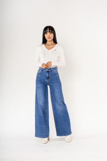 Wholesaler Nina Carter - High-waisted wide leg