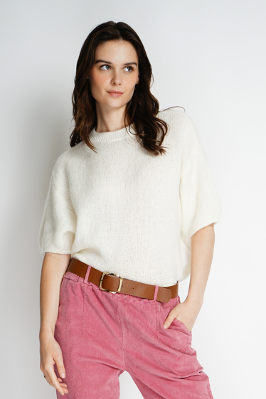 Grossiste Noéline - Pull en kid mohair et laine