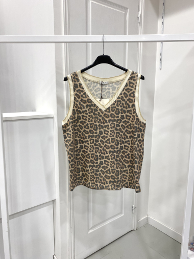 Wholesaler NOS - Printed lurex tank top