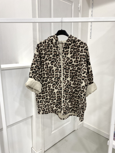 Wholesaler NOS - Leopard Print Cotton Gas Quilted Coats