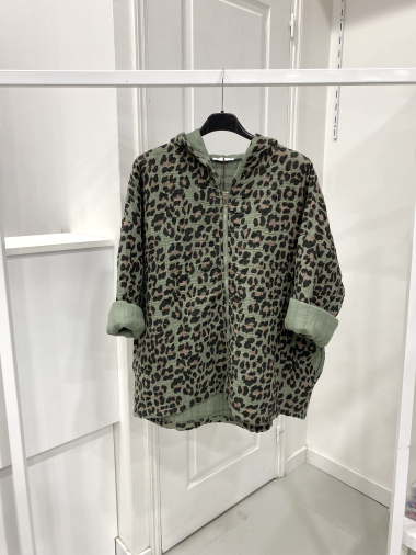 Wholesaler NOS - Leopard Print Cotton Gas Quilted Coats