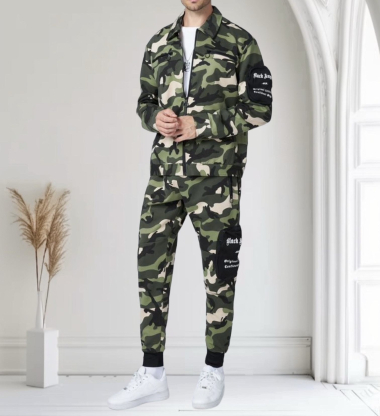 Wholesaler Omnimen - Military Jacket Set with Pockets