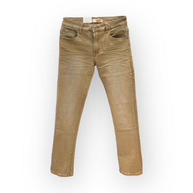 Grossiste Omnimen - Jeans Coupe Droite Camel