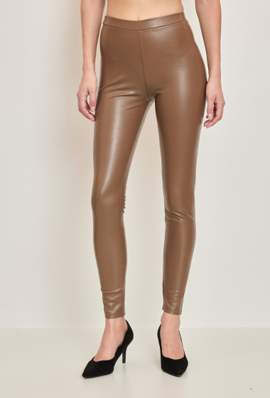 Wholesaler Orice - Classic faux leather skinny leggings