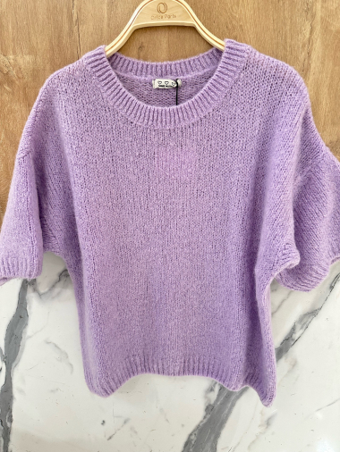 Großhändler Orice - Kurzärmliger Strickpullover