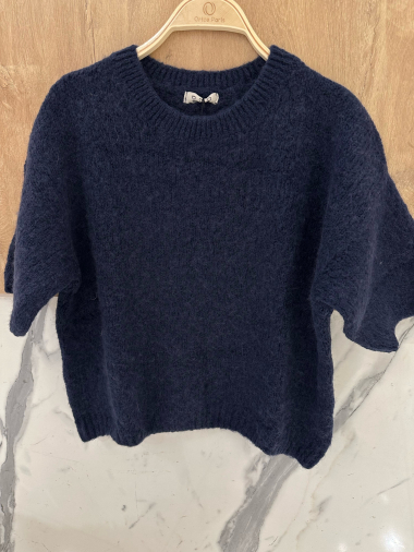 Großhändler Orice - Kurzärmliger Strickpullover