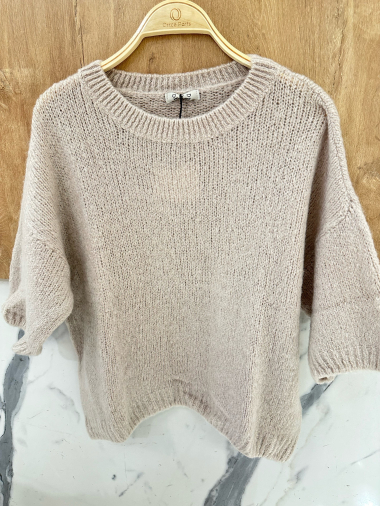 Großhändler Orice - Kurzärmliger Strickpullover