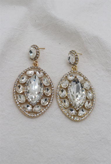 Grossiste Orient Express - Boucles d’oreilles en verre