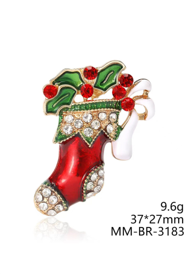 Grossiste Orient Express - Broche de Noël