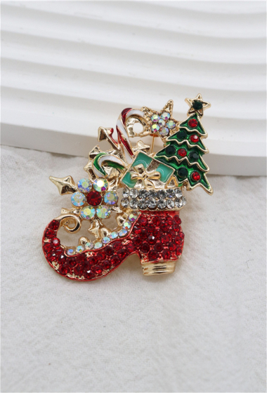 Grossiste Orient Express - Broche de Noël