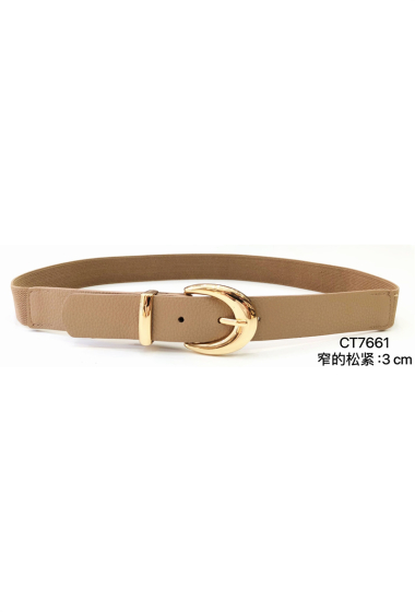 Wholesaler ORIENT&CO - Elastic belt with metal buckle