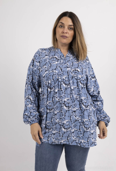 Wholesaler PANEIGE PARIS - Printed shirt - Large Size