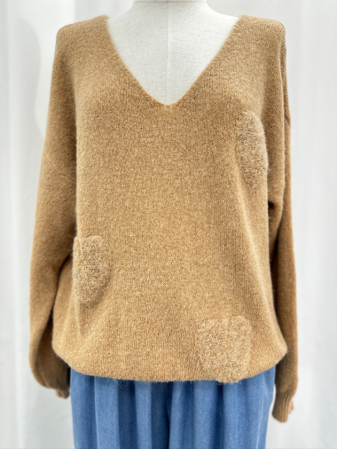 Wholesaler PANEIGE PARIS - Heart Sweater