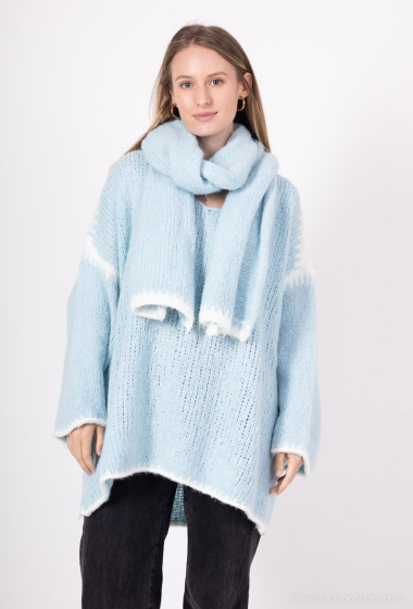 Wholesaler PANEIGE PARIS - Oversized Soft Wool Sweater