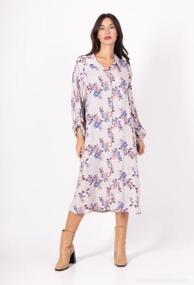 Wholesaler PANEIGE PARIS - Floral shirt dress