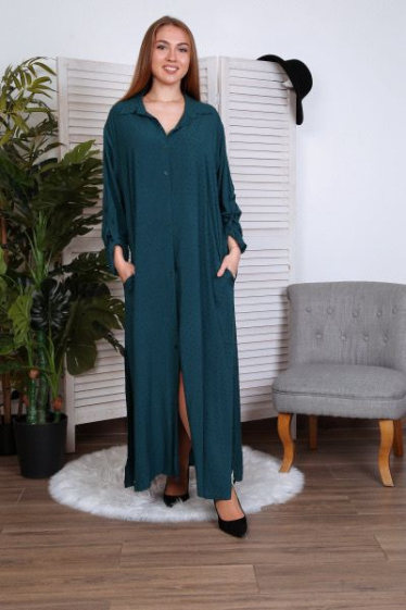 Wholesaler PANEIGE PARIS - Long dress with buttons