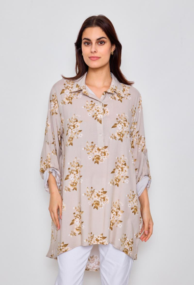 Wholesaler PANEIGE PARIS - Printed tunic with circular patterns