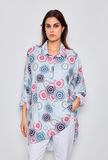 Wholesaler PANEIGE PARIS - Printed tunic with circular patterns