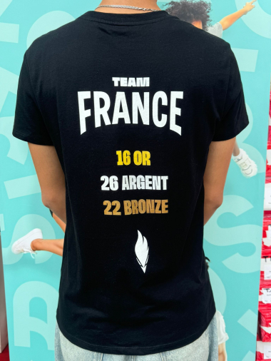 Mayorista Paris 2024 - Camiseta oficial de manga corta "Flames" masculino Juegos Olímpicos PARÍS 2024