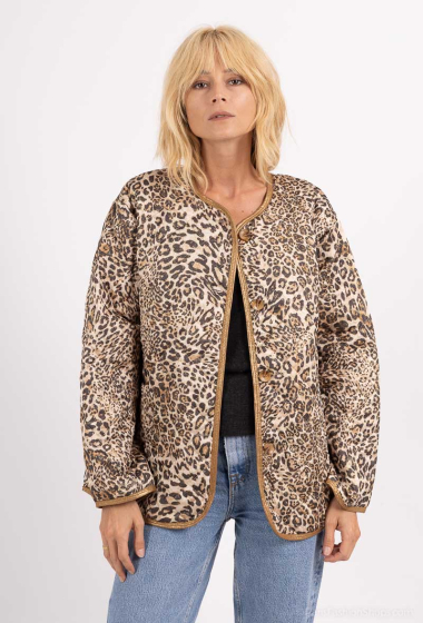 Wholesaler Pépouz' Paris - Golden leopard down jacket