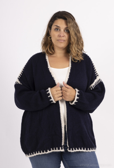 Wholesaler Pépouz' Paris - Plus size mohair cardigan