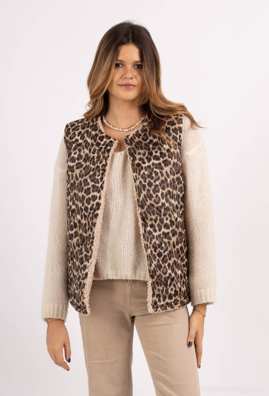 Wholesaler Pépouz' Paris - Reversible leopard vest